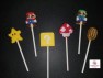 557sp 8-Bit Mario Chocolate or Hard Candy Lollipop Mold